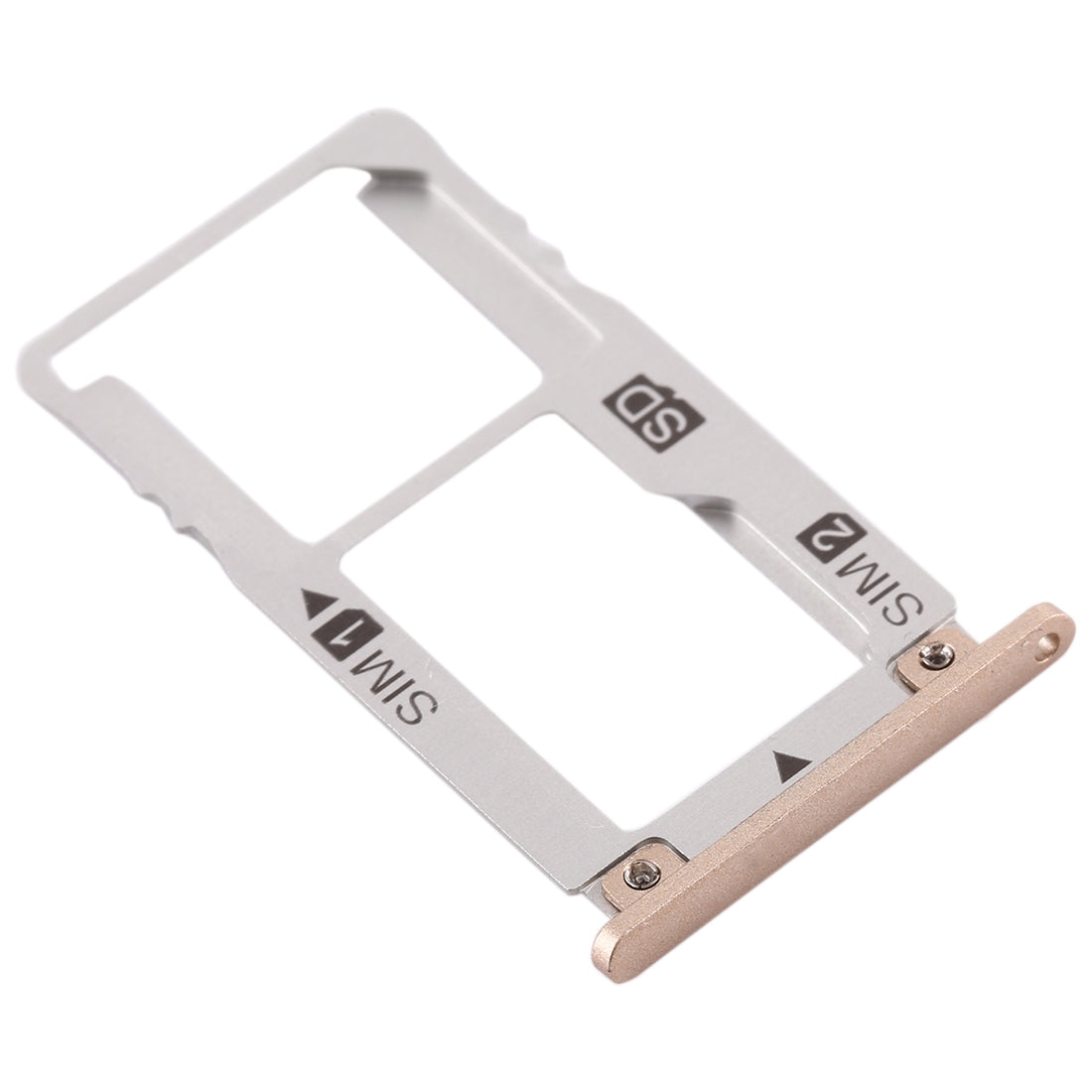 SIM Card Tray + SIM Card Tray / Micro SD Card Tray for Asus Zenfone 3 Deluxe Z016S Z016D ZS570KL(Gold)