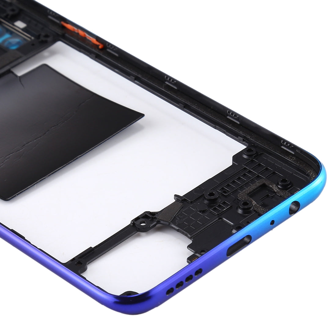 For OPPO Realme X2 Original Middle Frame Bezel Plate (Blue)