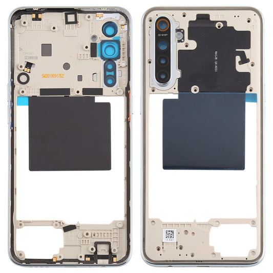For OPPO Realme X2 Original Middle Frame Bezel Plate (White)