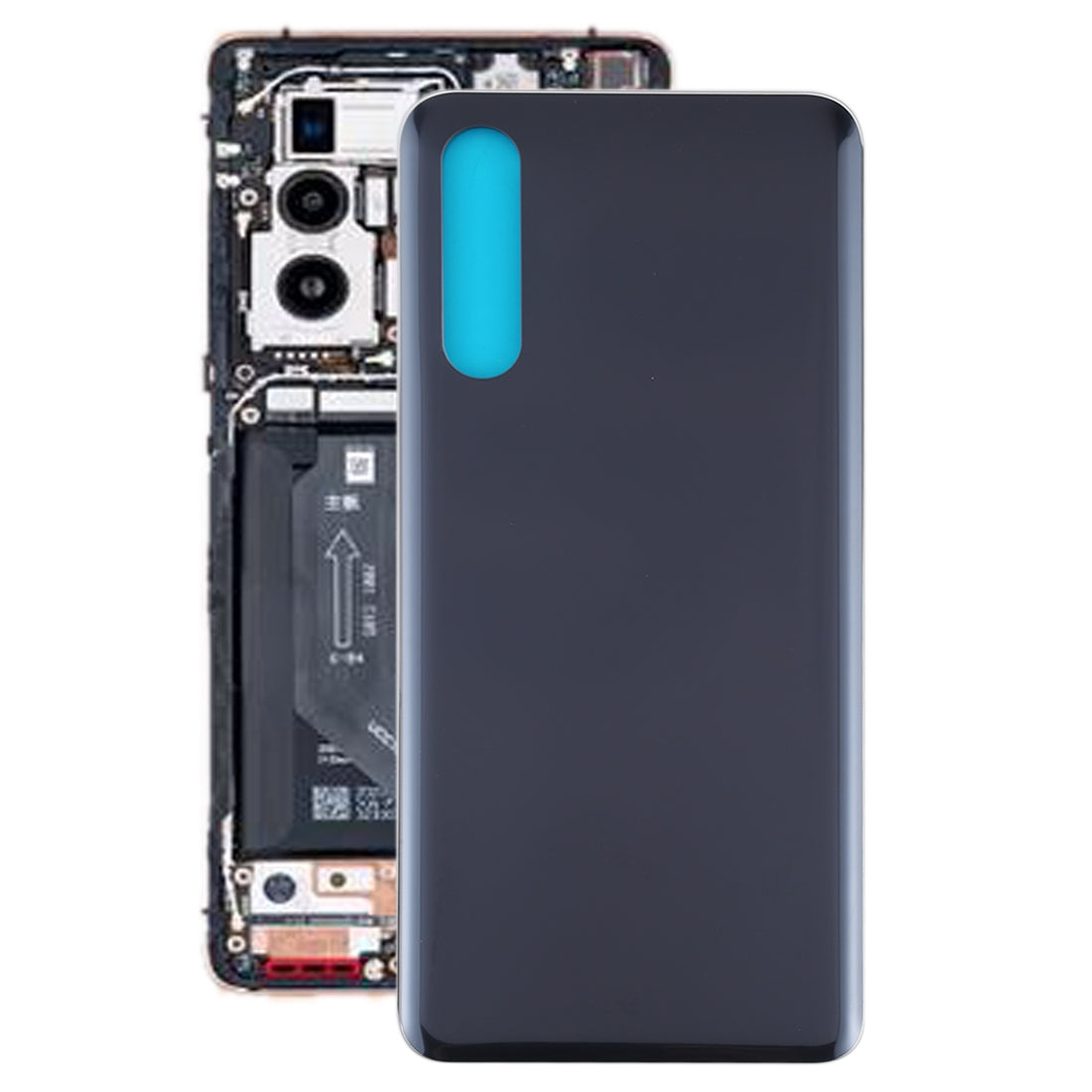 For OPPO Reno3 Pro 5G/Find X2 Neo Battery Back Cover (Black)