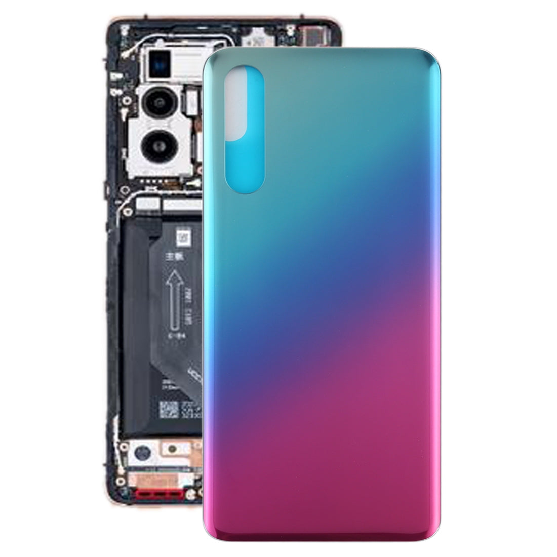 For OPPO Reno3 Pro 5G/Find X2 Neo Battery Back Cover (Red)