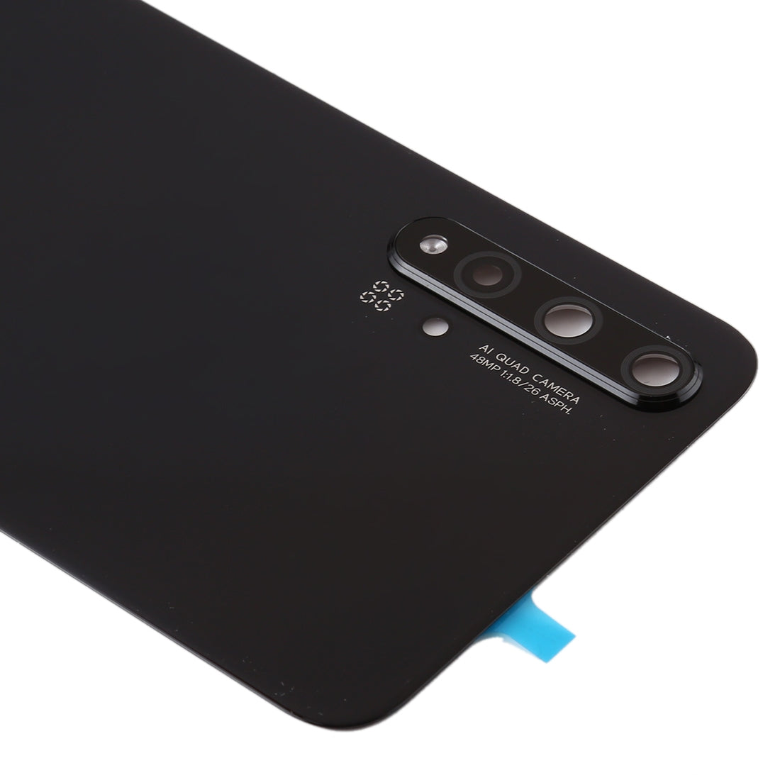 Original Battery Back Cover with Camera Lens Cover for Huawei Nova 5T(Black)