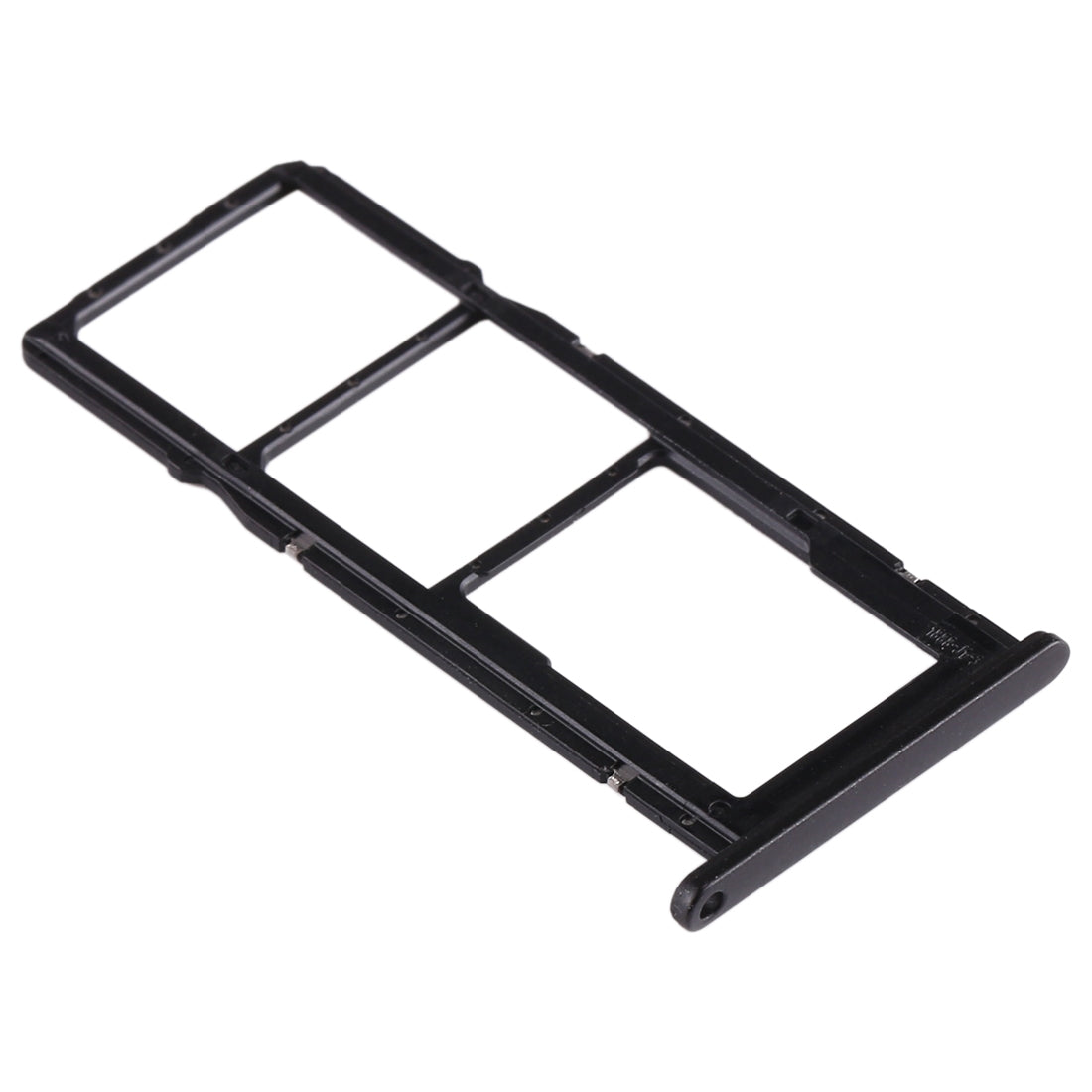SIM Card Tray + SIM Card Tray + Micro SD Card Tray for Huawei Enjoy 10e / Honor Play 9A (Black)