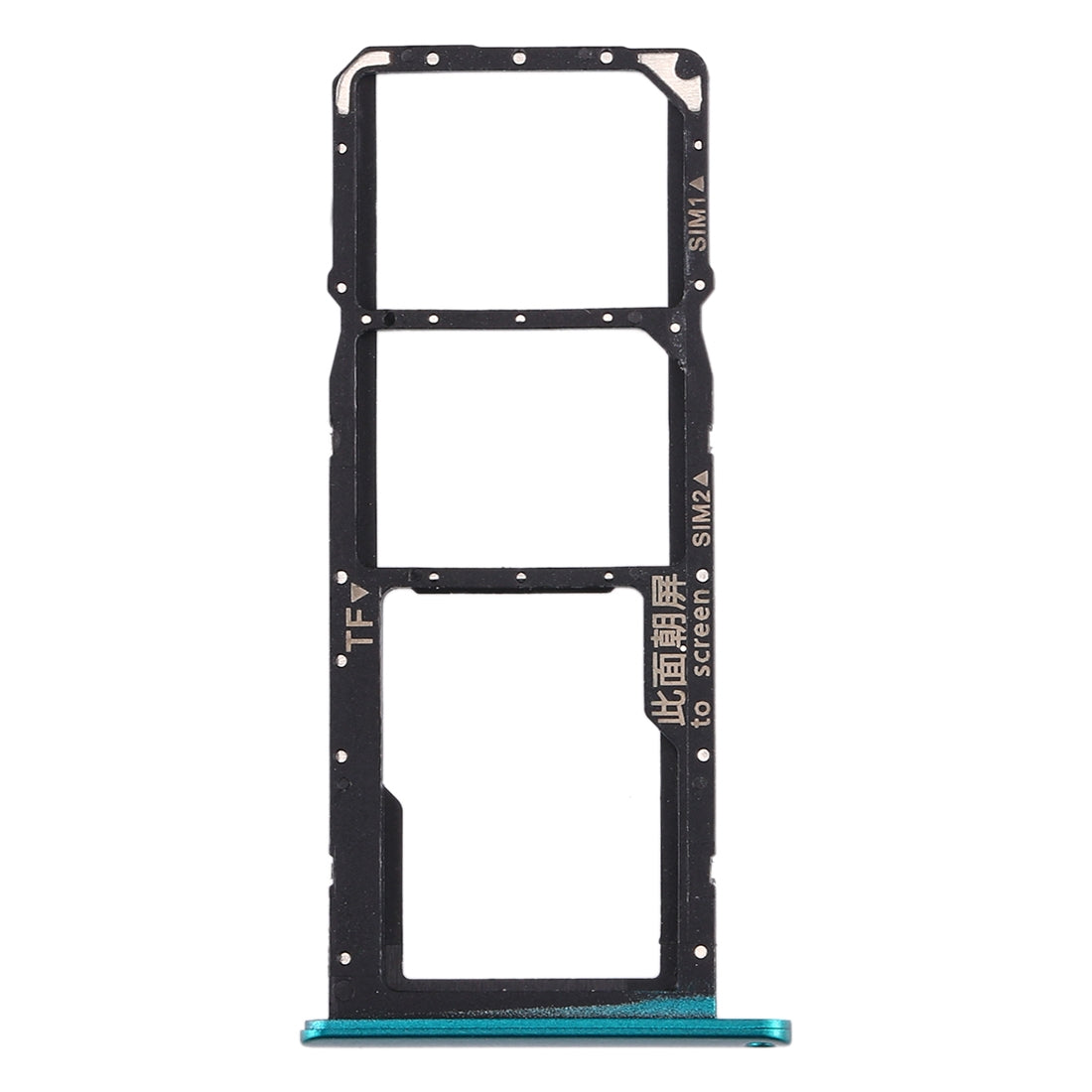SIM Card Tray + SIM Card Tray + Micro SD Card Tray for Huawei Enjoy 10e / Honor Play 9A (Green)
