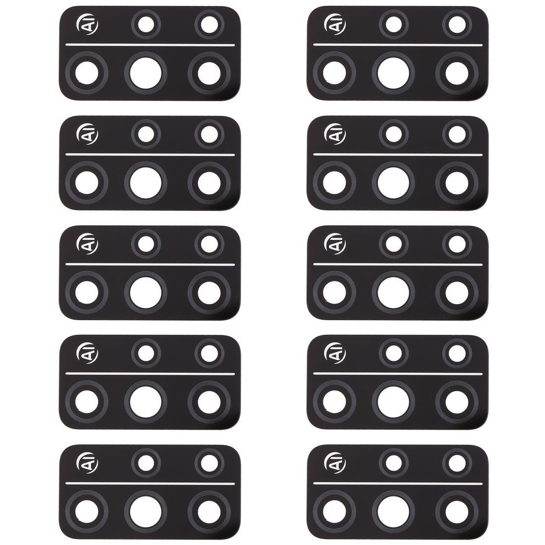 For Huawei Honor 30S 10pcs Back Camera Lens 