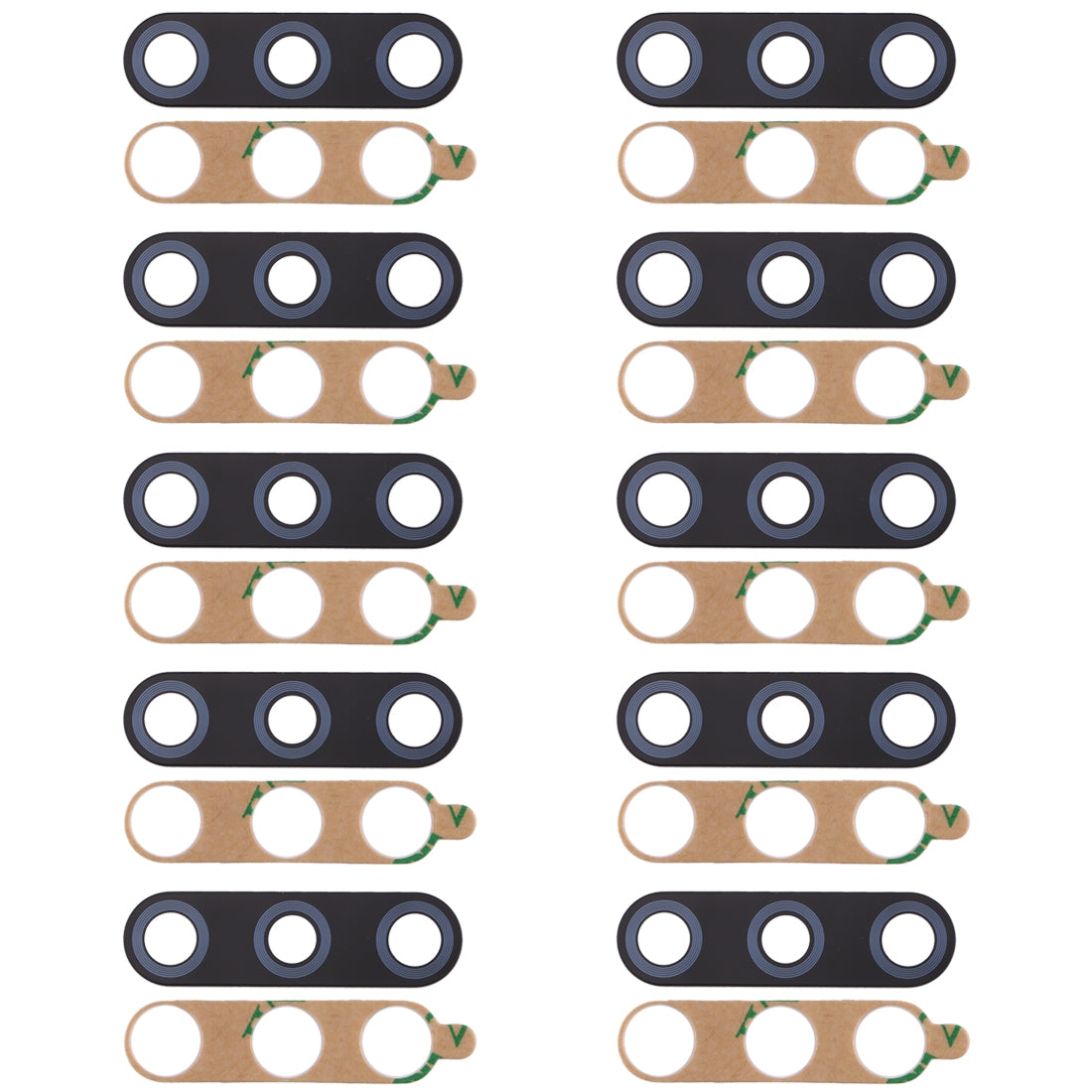 For Huawei Enjoy 10e 10pcs Back Camera Lens 