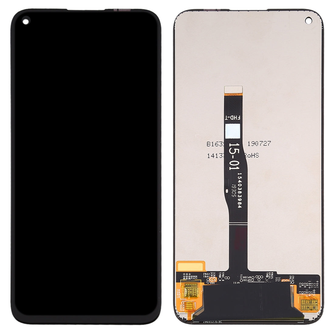 LCD Screen and Digitizer Full Assembly for Huawei P40 Lite / JNY-L21A / JNY-L01A / JNY-L21B / JNY-L22A / JNY-L02A / JNY-L22B / JNY-LX1(Black)