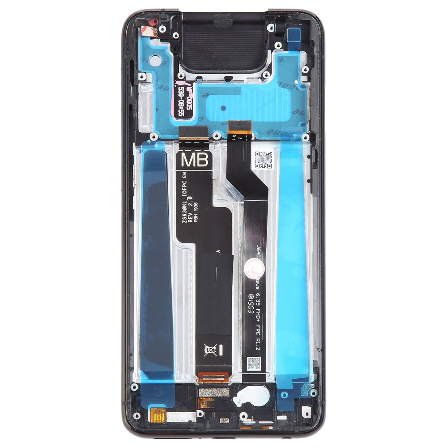 OEM LCD Screen for Asus Zenfone 6 ZS630KL I01WD Digitizer Full Assembly with Frame?Black)