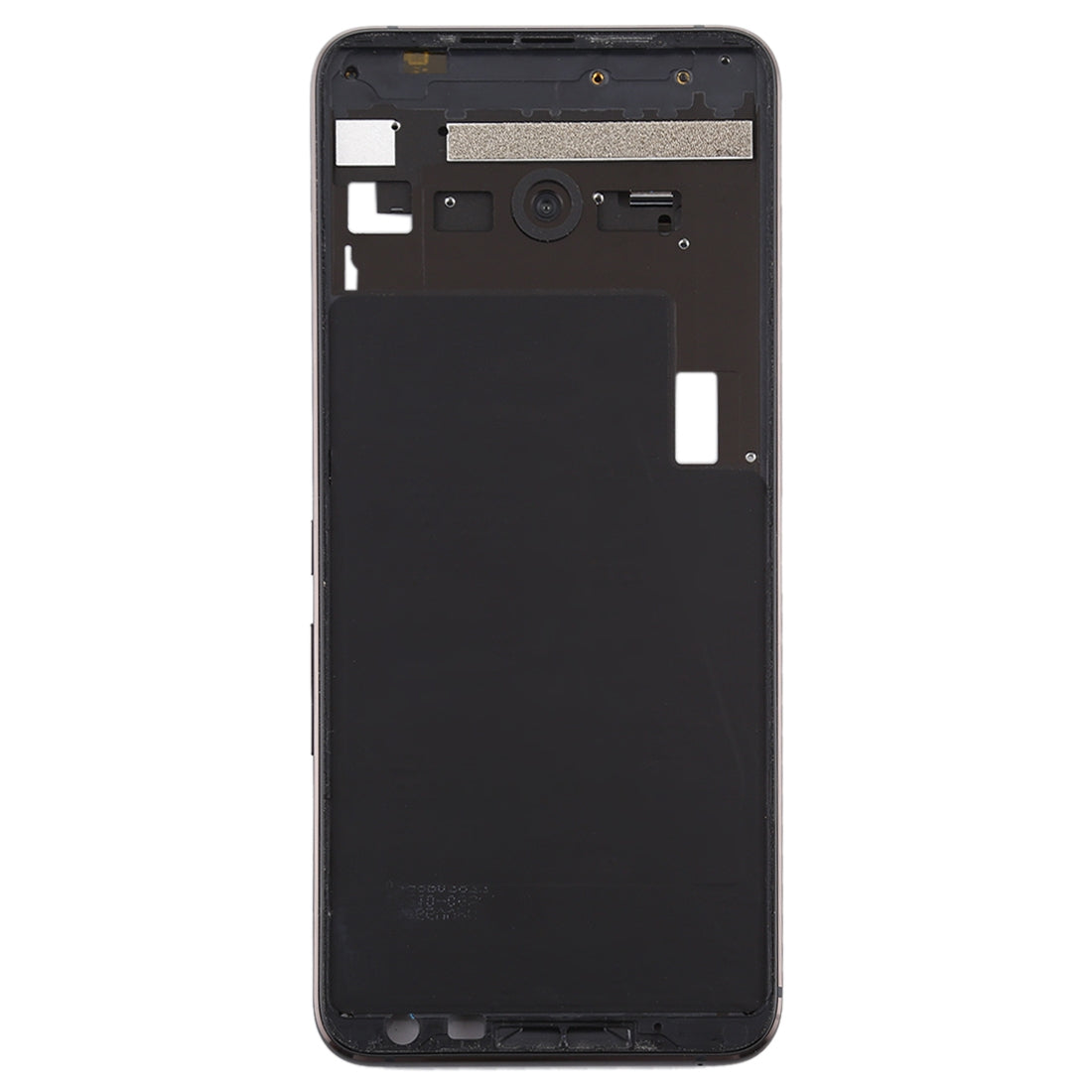 Middle Frame Bezel Plate with Side Keys for Asus ROG Phone II ZS660KL(Black)