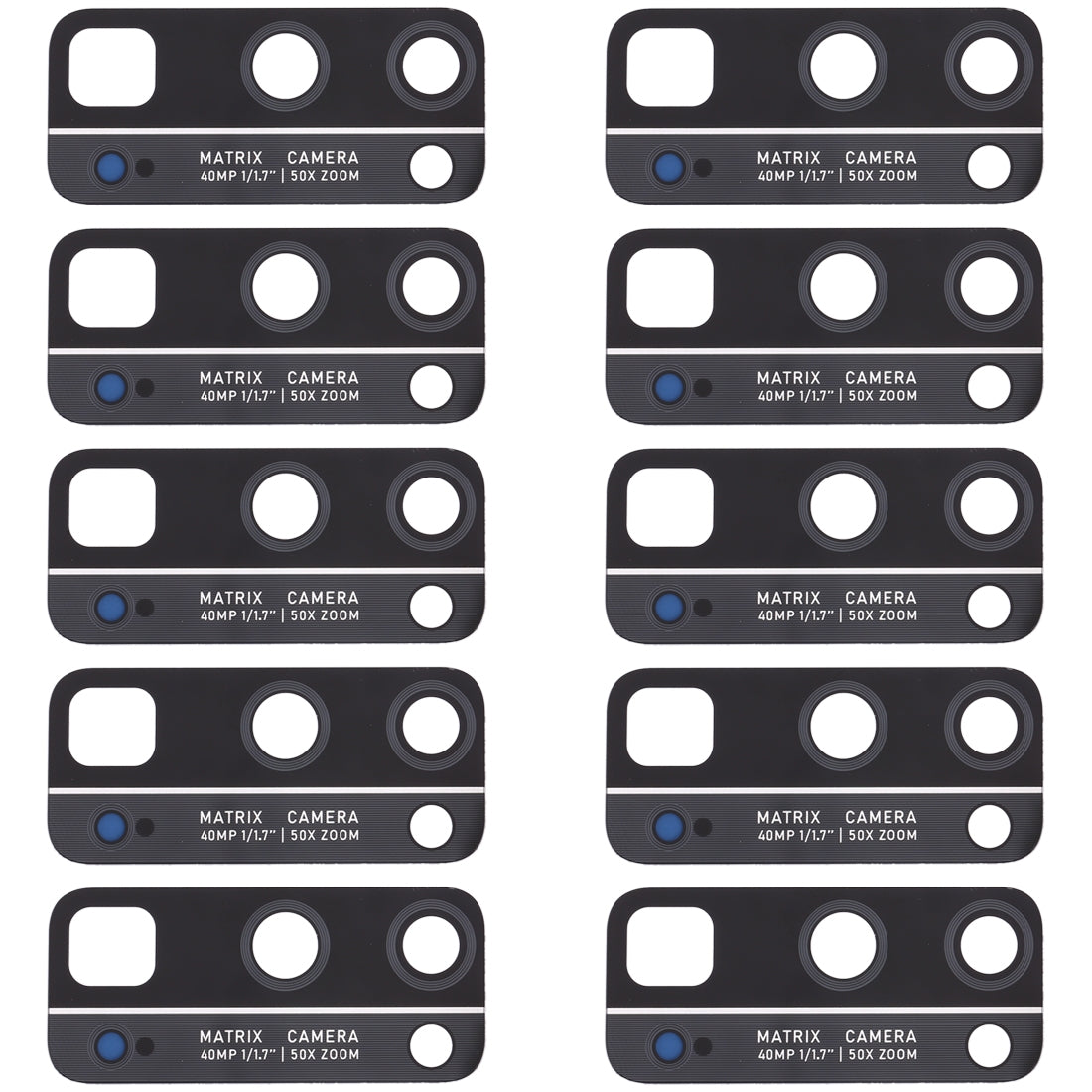 For Huawei Honor 30 Pro 10pcs Back Camera Lens 
