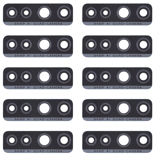 For Huawei P40 Lite 5G / Nova 7 SE 10pcs Back Camera Lens 