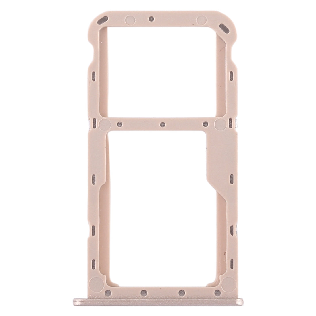 SIM Card Tray + SIM Card Tray / Micro SD Card Tray for Huawei Honor Play 7X (Gold)
