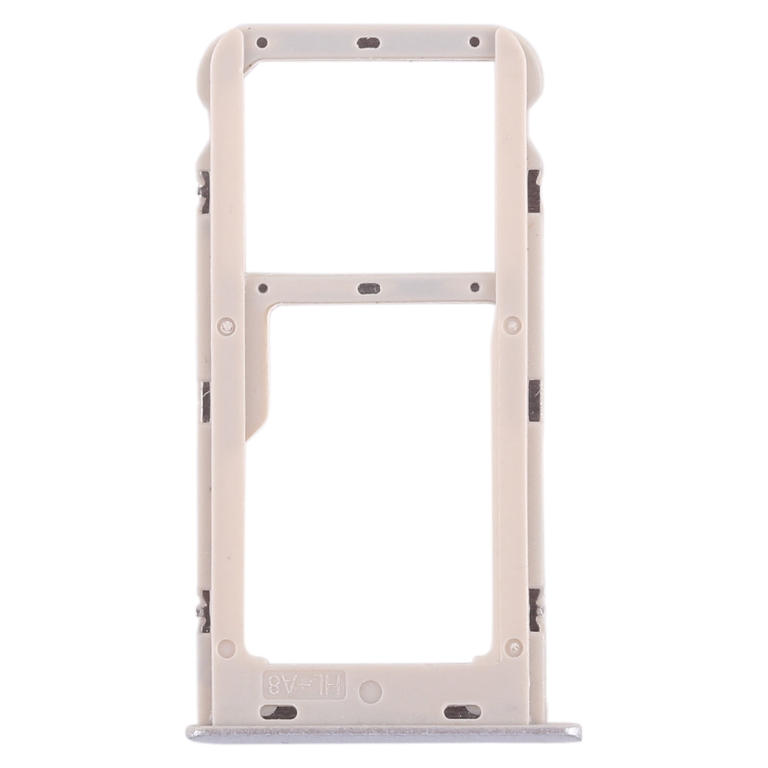 SIM Card Tray + SIM Card Tray / Micro SD Card Tray for Huawei Honor 6A (Silver)