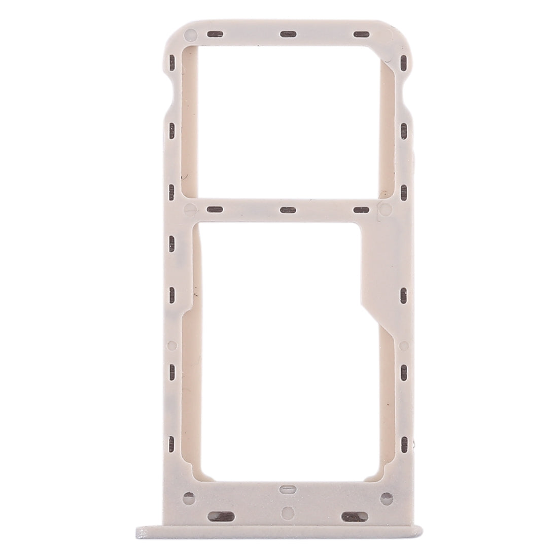 SIM Card Tray + SIM Card Tray / Micro SD Card Tray for Huawei Honor 6A (Silver)
