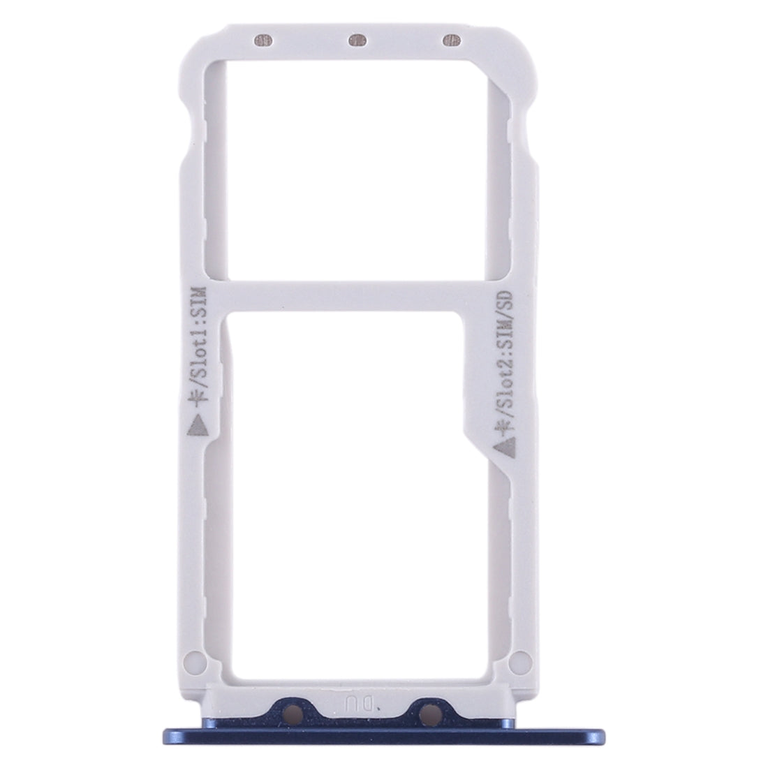 SIM Card Tray + SIM Card Tray / Micro SD Card Tray for Huawei Honor V9 (Blue)