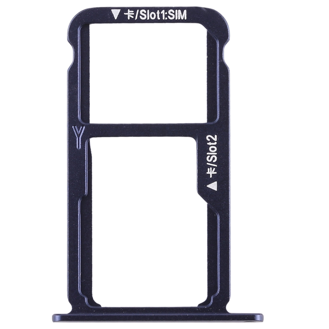 SIM Card Tray + SIM Card Tray / Micro SD Card for Huawei Honor 8 (Blue)