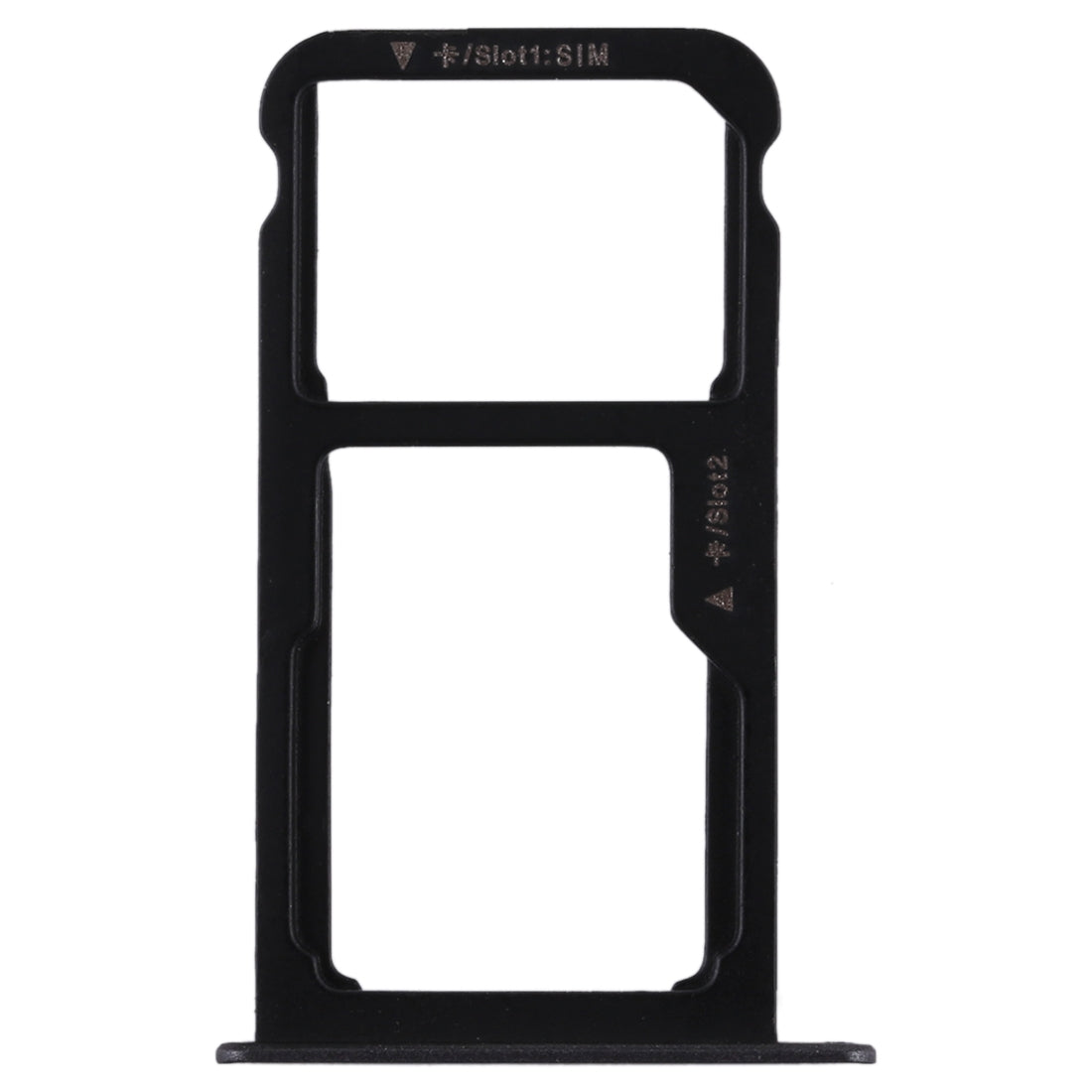 SIM Card Tray + SIM Card Tray / Micro SD Card for Huawei P9 Lite(Black)