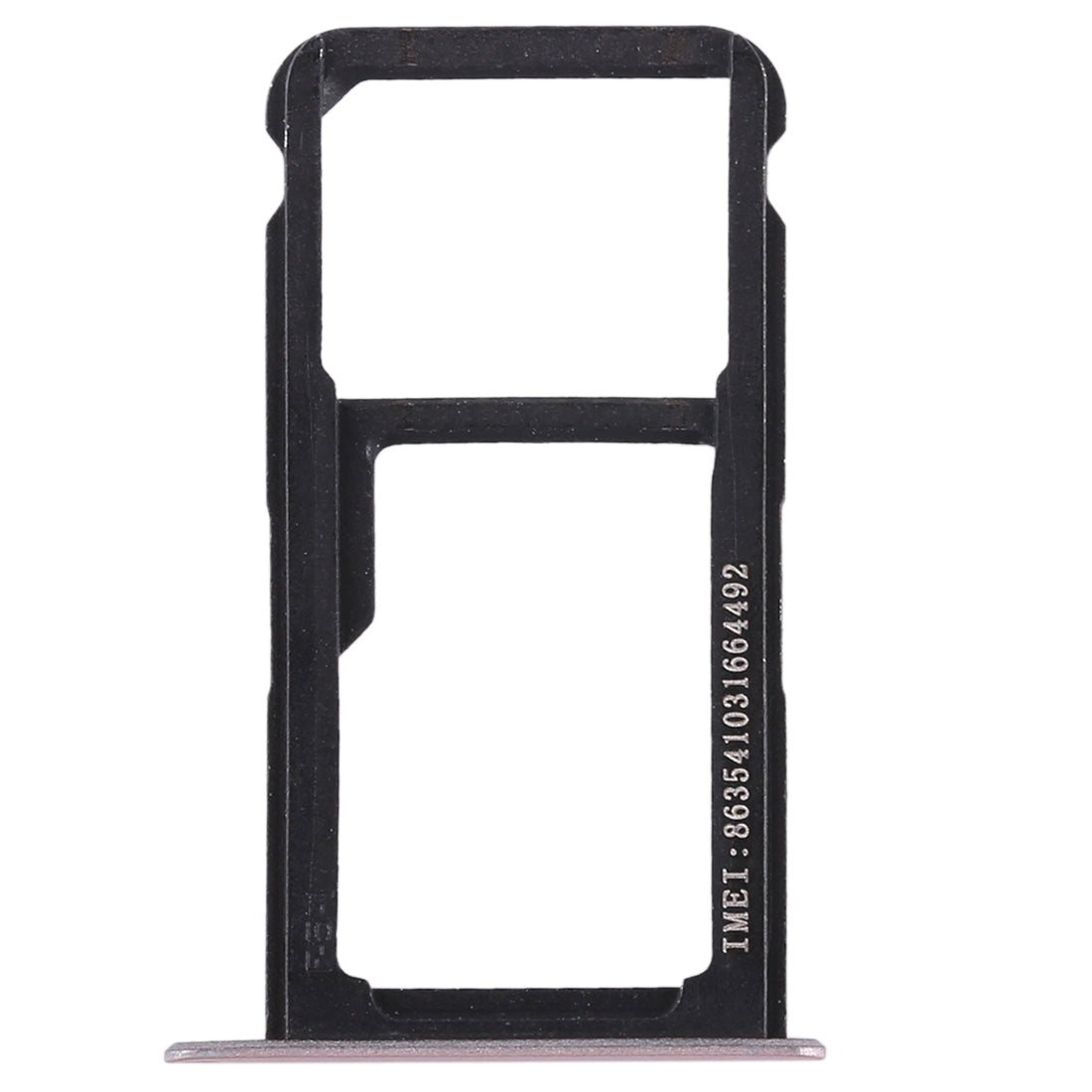 SIM Card Tray + SIM Card Tray / Micro SD Card for Huawei P9 Lite(Pink)
