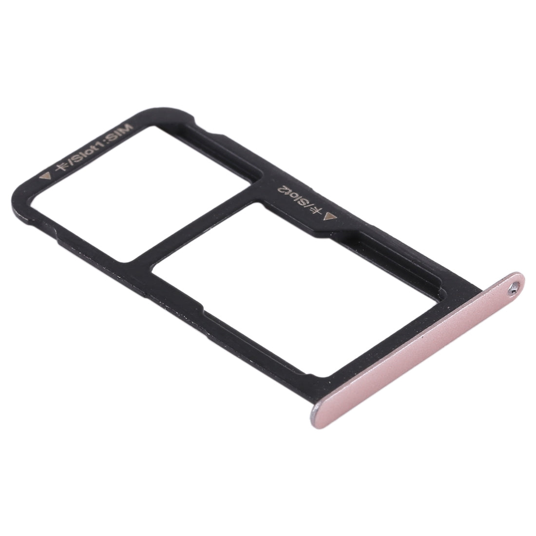SIM Card Tray + SIM Card Tray / Micro SD Card for Huawei P9 Lite(Pink)
