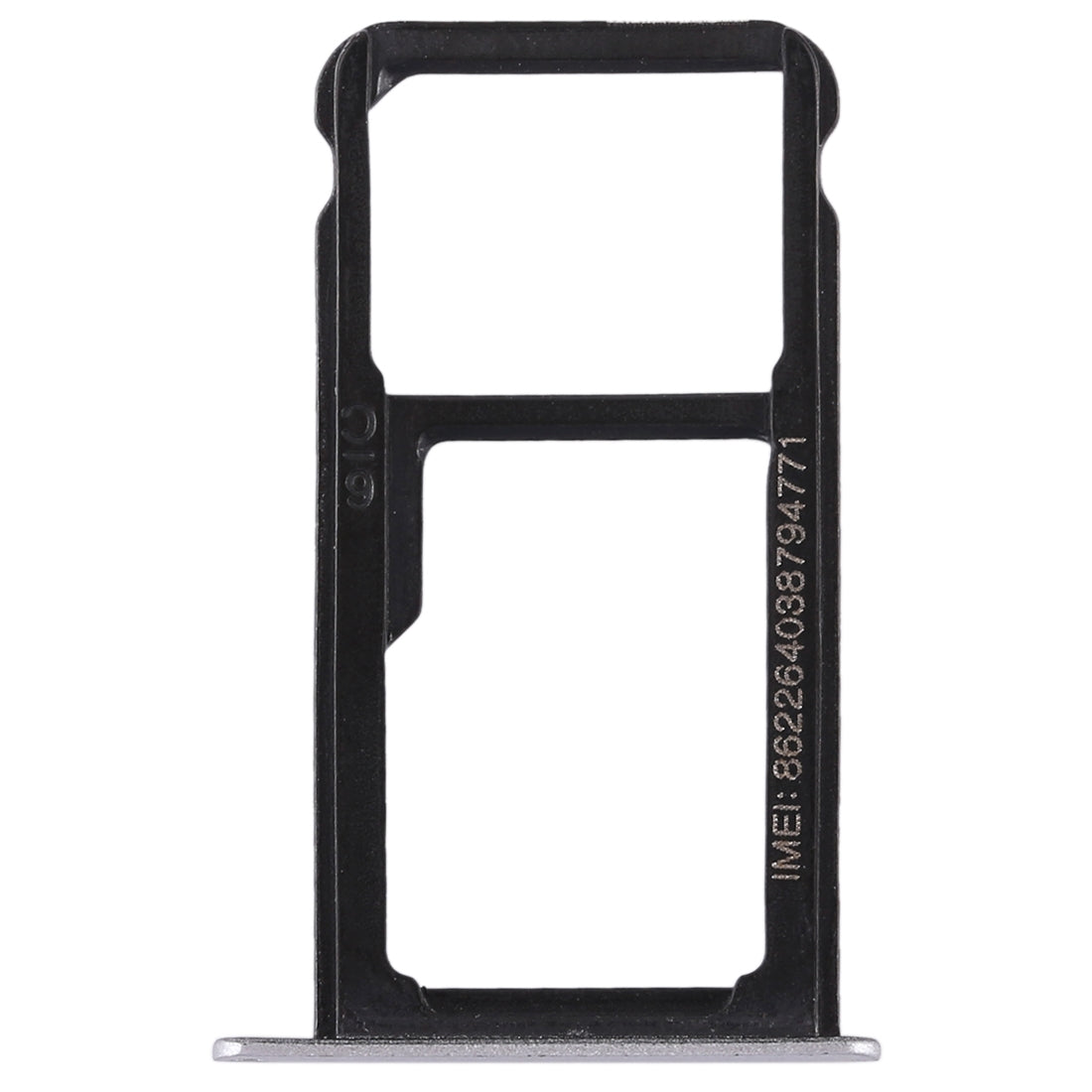 SIM Card Tray + SIM Card Tray / Micro SD Card for Huawei P9 Lite(Silver)