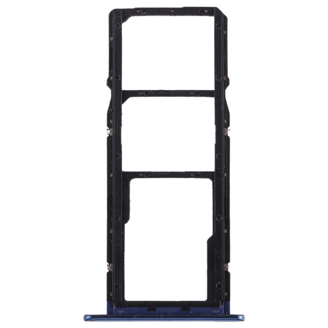 SIM Card Tray + SIM Card Tray + Micro SD Card for Huawei Honor 7A (Blue)