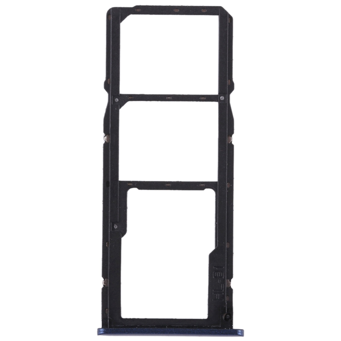 2 SIM Card Tray + Micro SD Card Tray for Huawei Honor Play 7C(Blue)