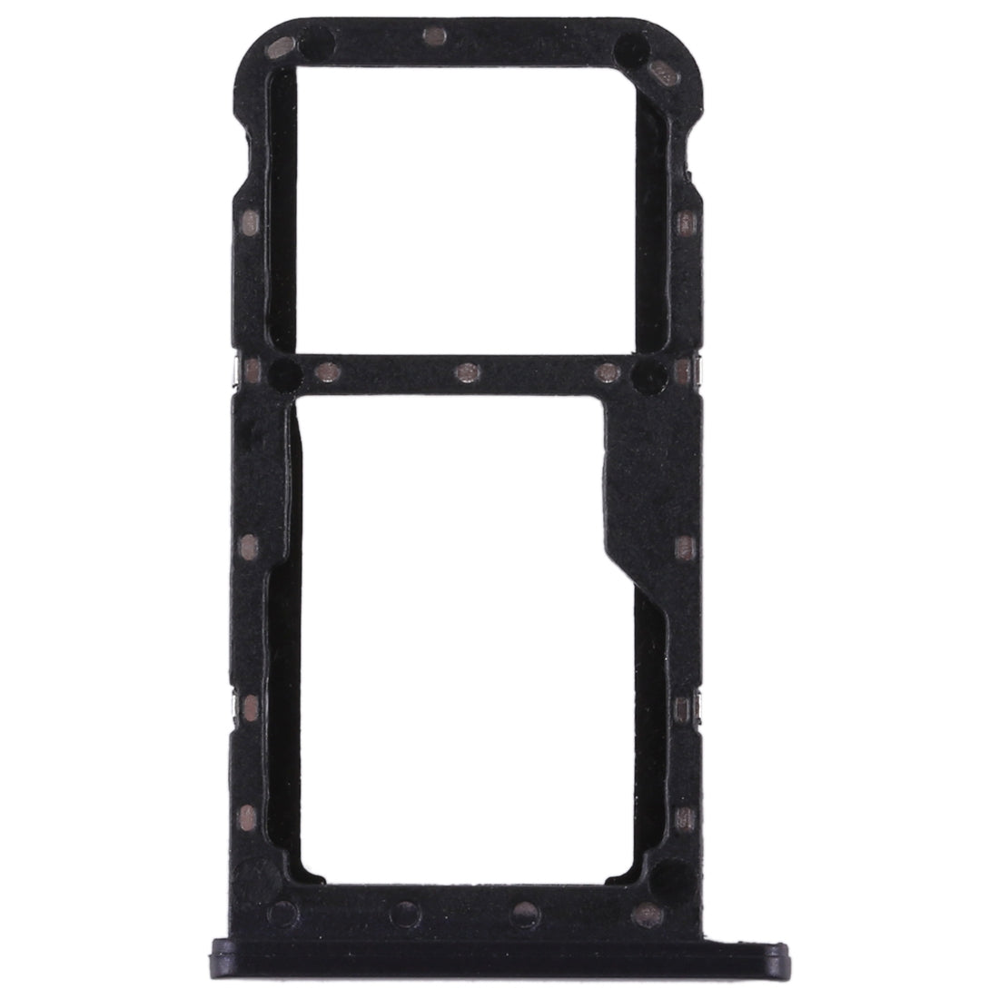 SIM Card Tray + SIM Card Tray / Micro SD Card for Huawei P20 Lite / Nova 3e (Black)