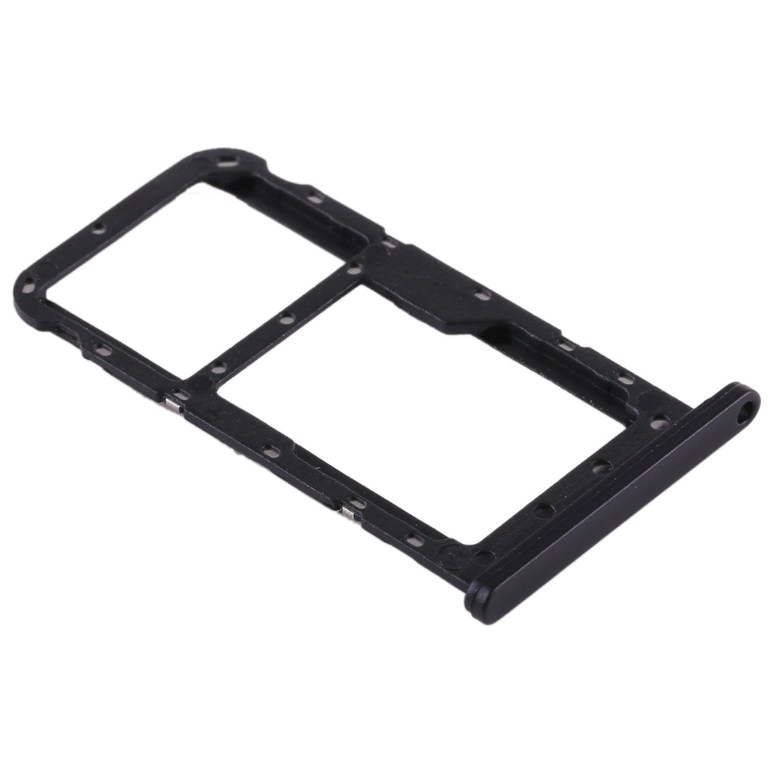 SIM Card Tray + SIM Card Tray / Micro SD Card for Huawei P20 Lite / Nova 3e (Black)
