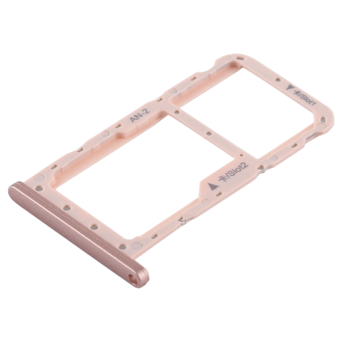 SIM Card Tray + SIM Card Tray / Micro SD Card for Huawei P20 Lite / Nova 3e (Pink)