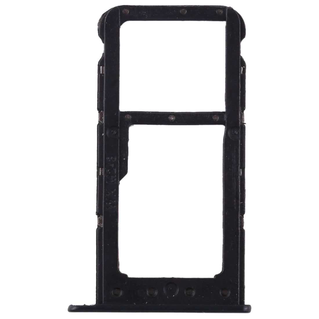 SIM Card Tray + SIM Card Tray / Micro SD Card for Huawei Honor 9 Lite(Black)