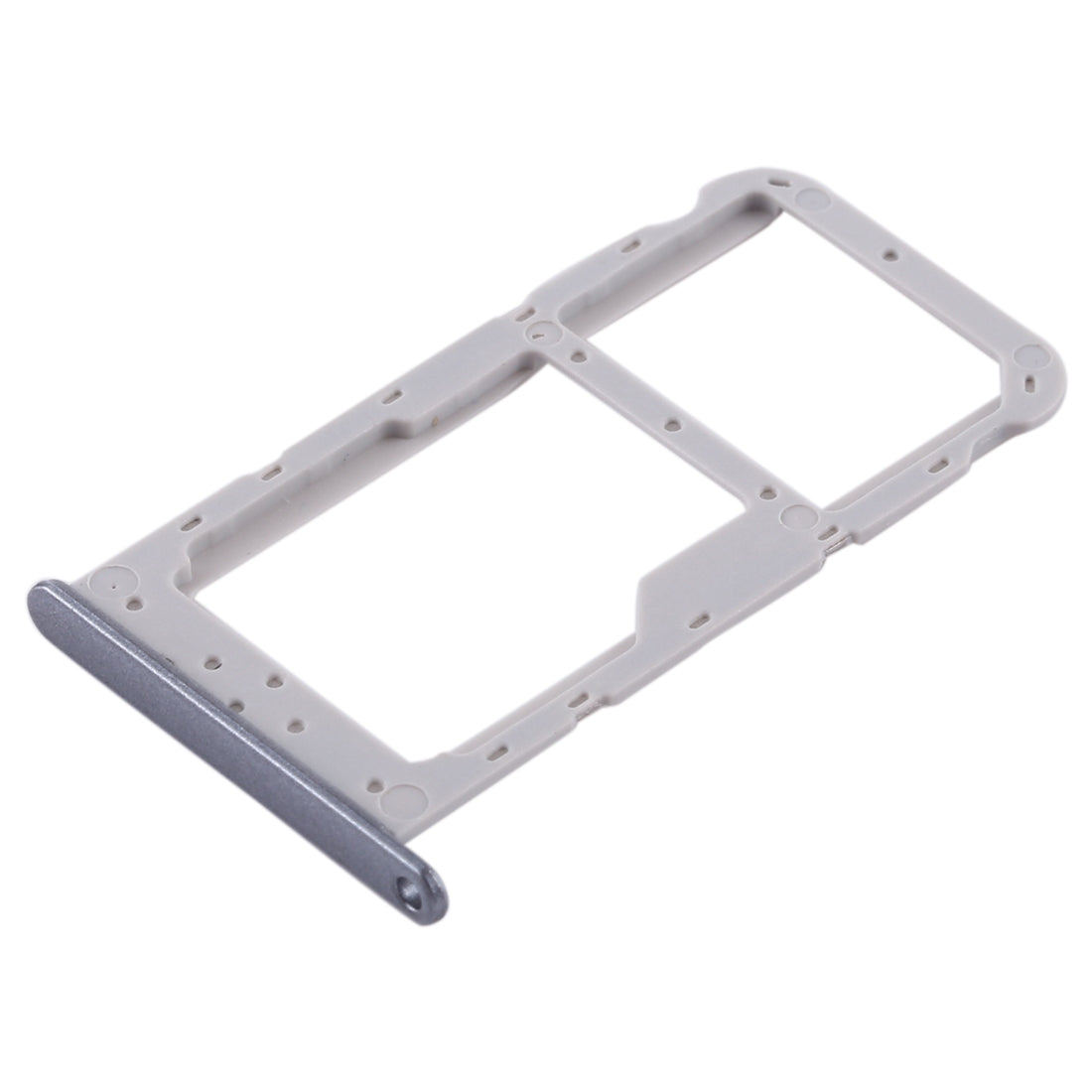 SIM Card Tray + SIM Card Tray / Micro SD Card for Huawei Honor 9 Lite(Grey)