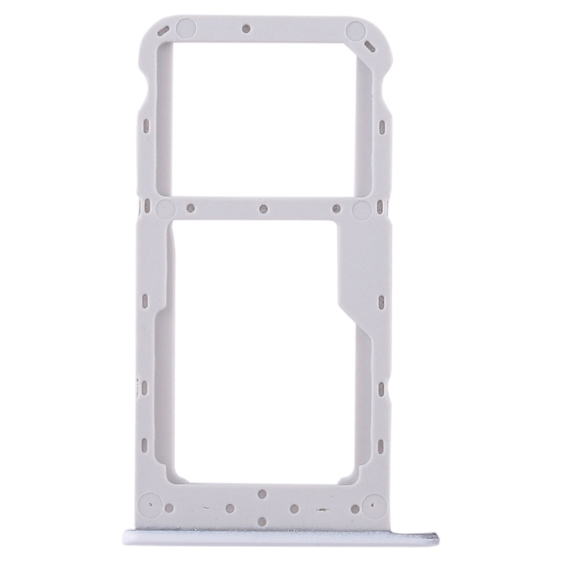 SIM Card Tray + SIM Card Tray / Micro SD Card for Huawei Honor 9 Lite(White)