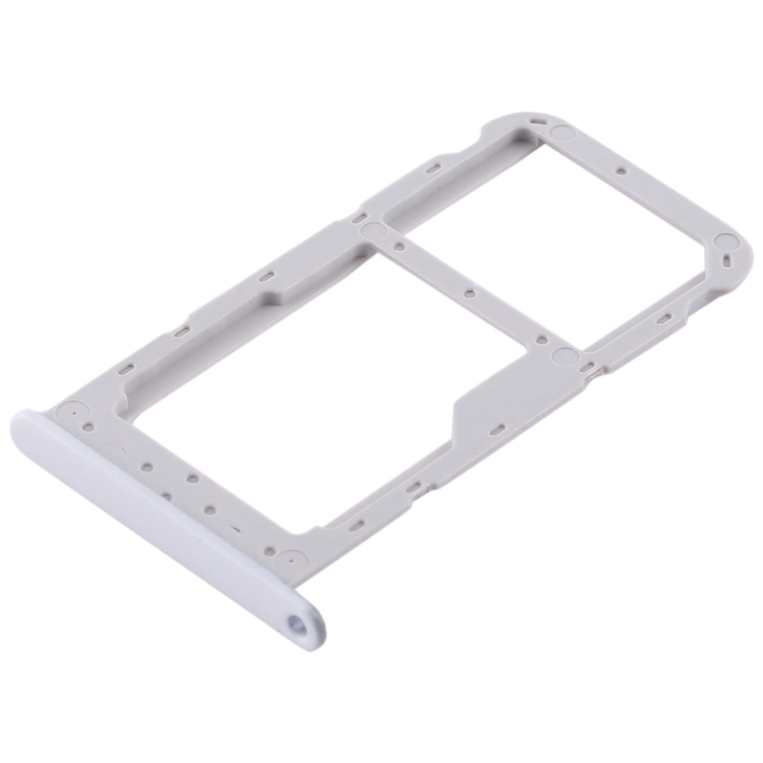SIM Card Tray + SIM Card Tray / Micro SD Card for Huawei Honor 9 Lite(White)