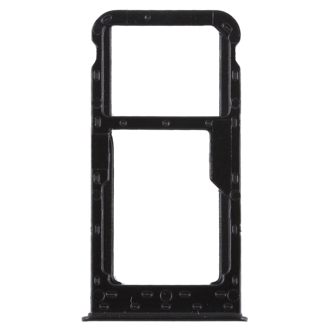 SIM Card Tray + SIM Card Tray / Micro SD Card for Huawei P smart (Enjoy 7S) (Black)