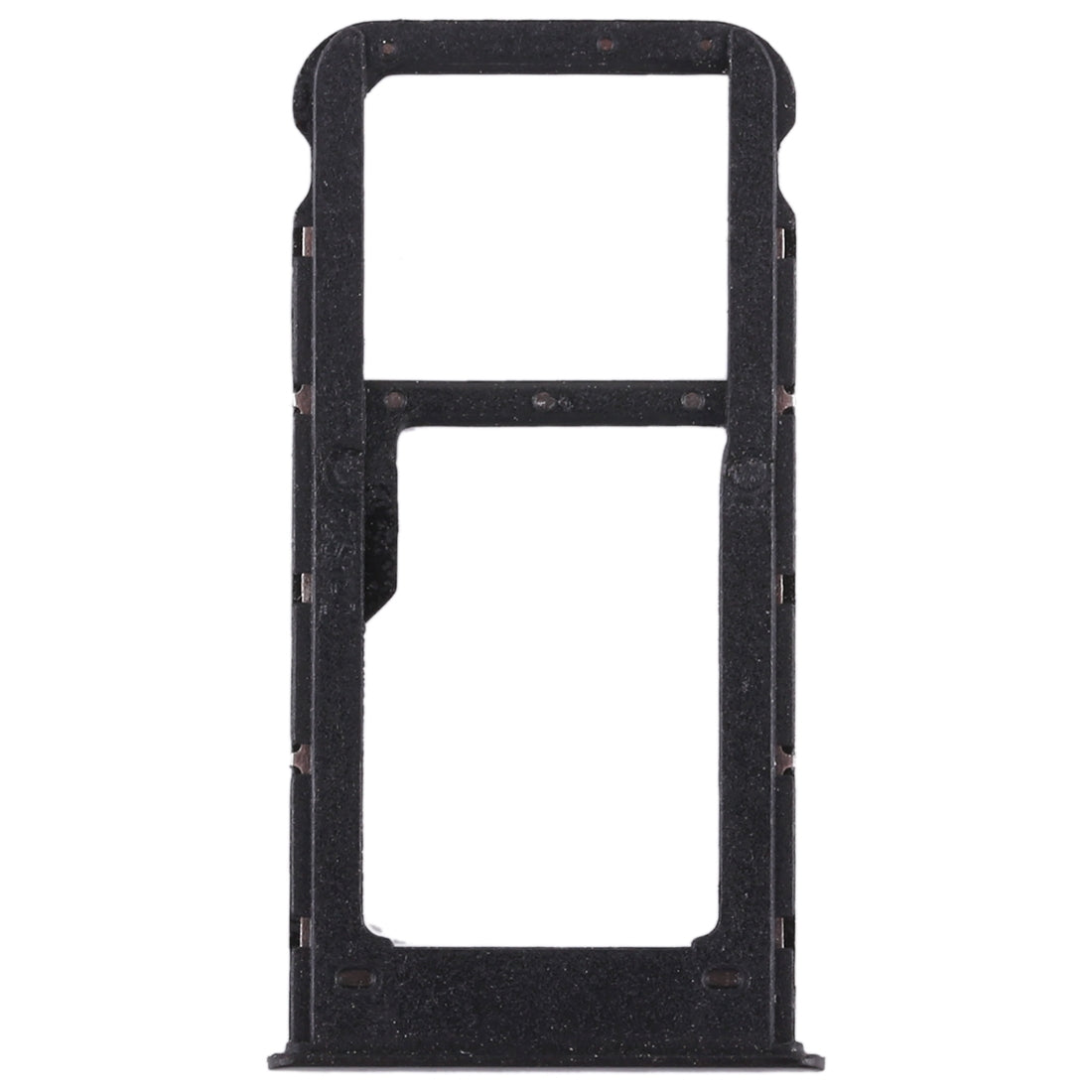 SIM Card Tray + SIM Card Tray / Micro SD Card for Huawei P smart (Enjoy 7S) (Black)