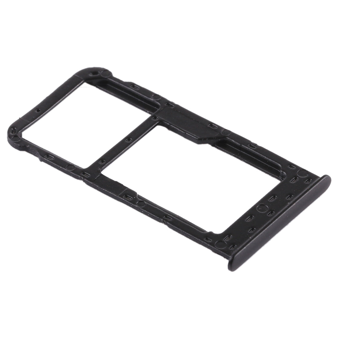 SIM Card Tray + SIM Card Tray / Micro SD Card for Huawei P smart (Enjoy 7S) (Black)