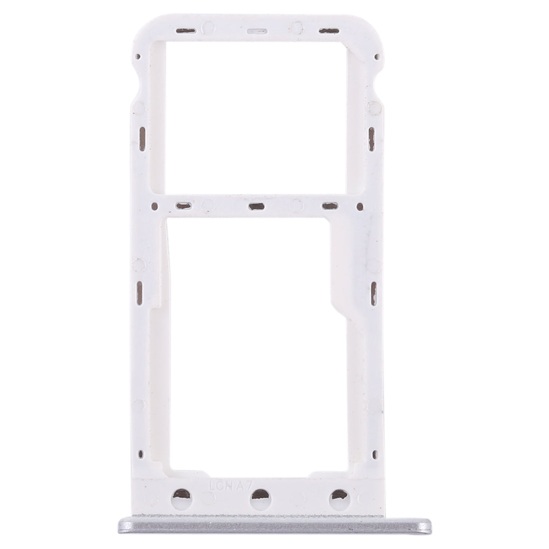 SIM Card Tray + SIM Card Tray / Micro SD Card for Huawei Enjoy 7 (Silver)