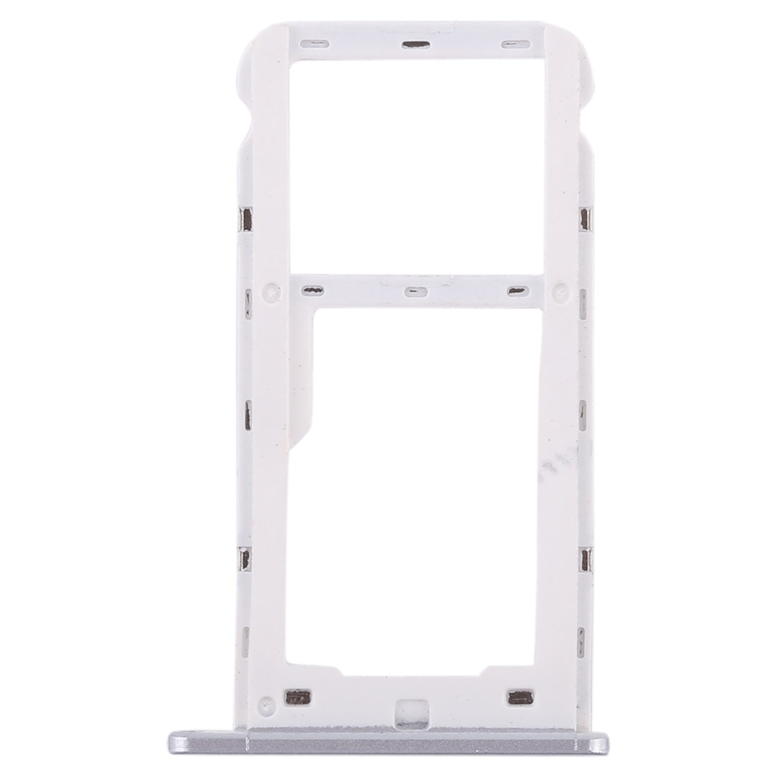 SIM Card Tray + SIM Card Tray / Micro SD Card for Huawei Enjoy 7 (Silver)