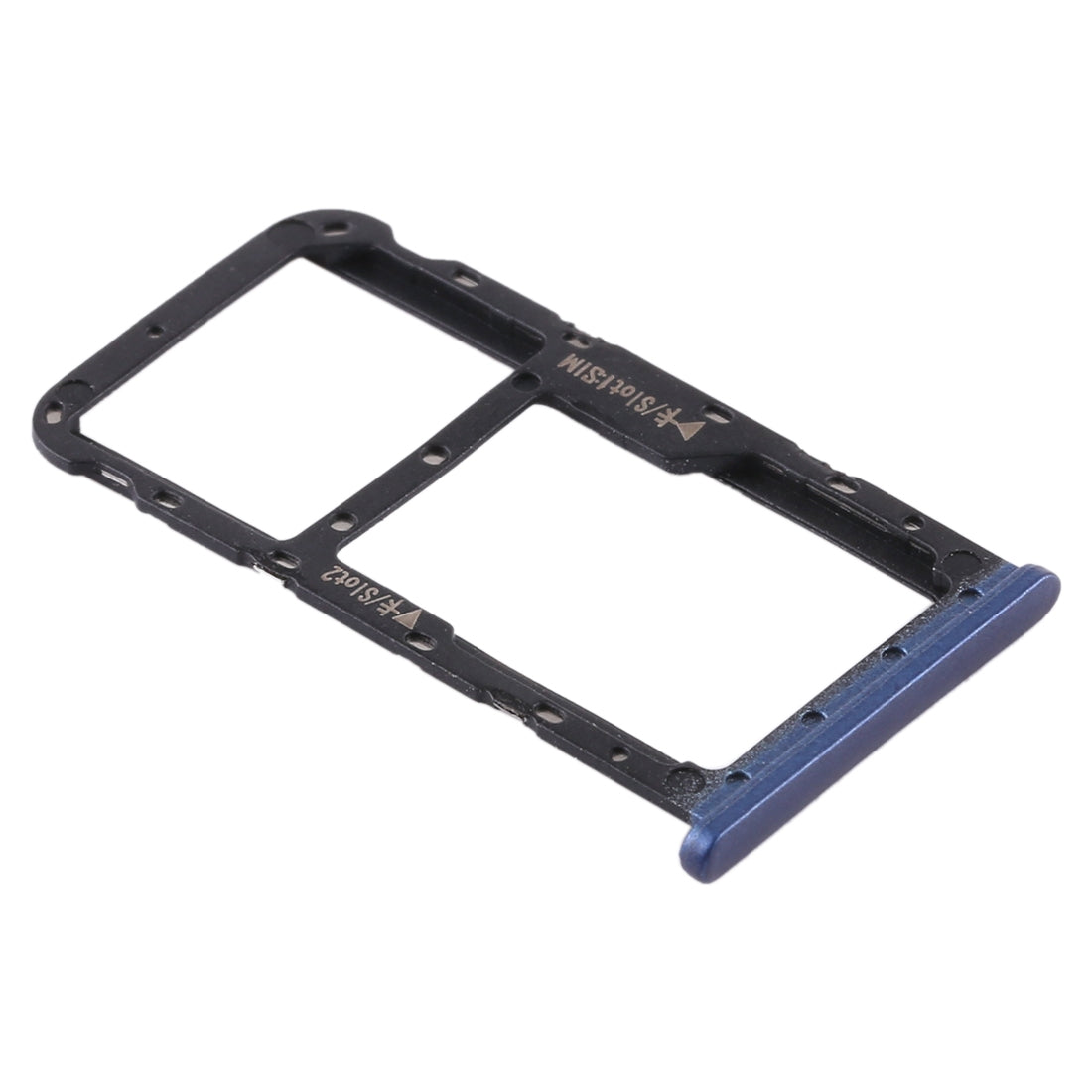 SIM Card Tray + SIM Card Tray / Micro SD Card for Huawei Maimang 6(Blue)