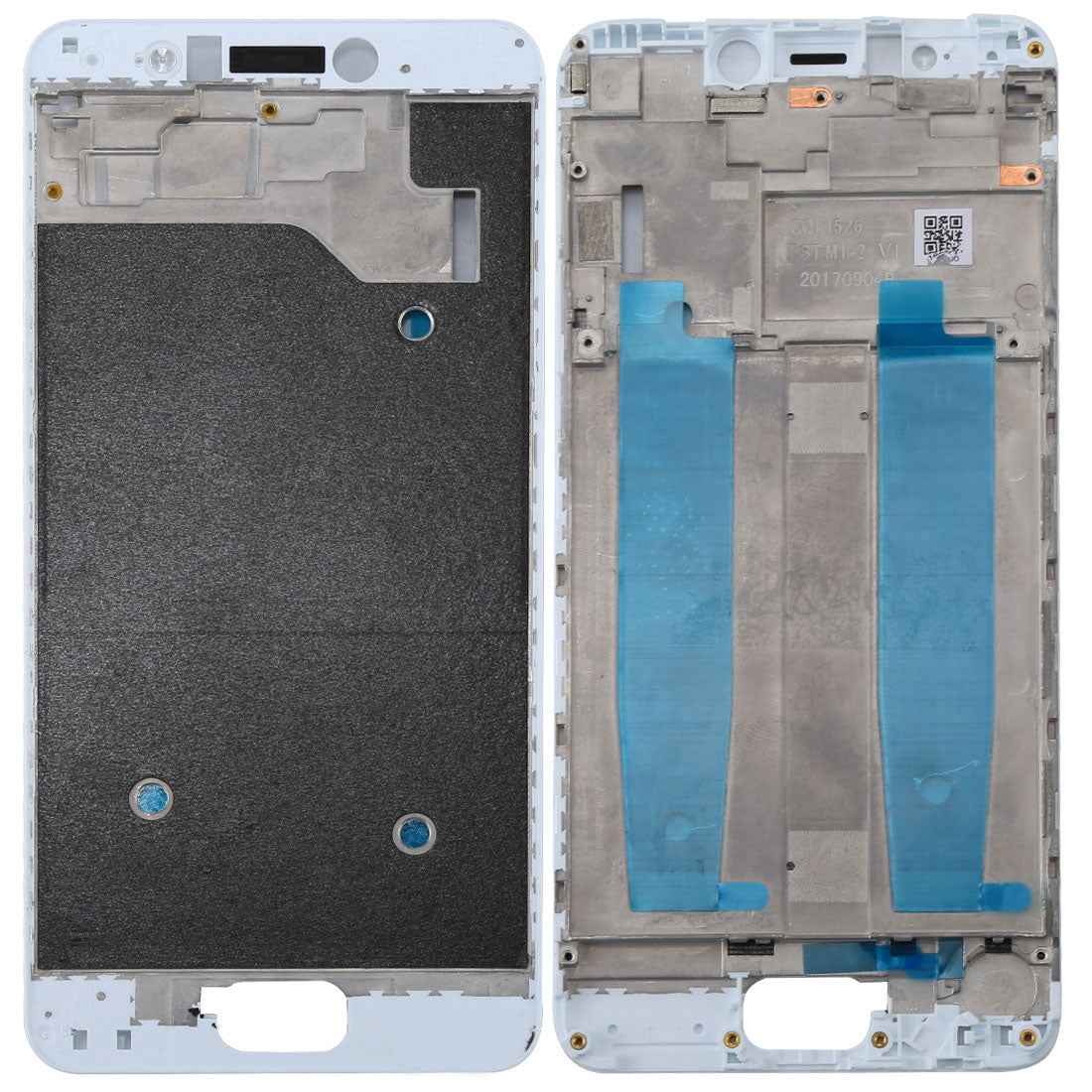 Front Housing LCD Frame Bezel Plate for Asus ZenFone 4 max ZC520KL(White)
