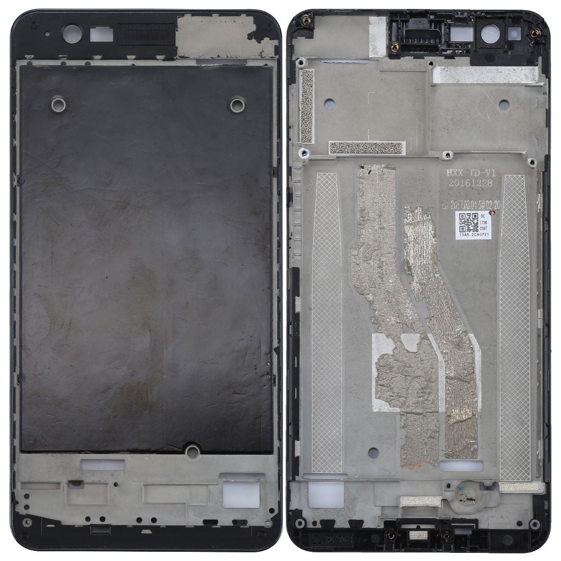 LCD Frame Bezel Plate for Asus ZenFone 3 Zoom ZE553KL Front Housing(Black)