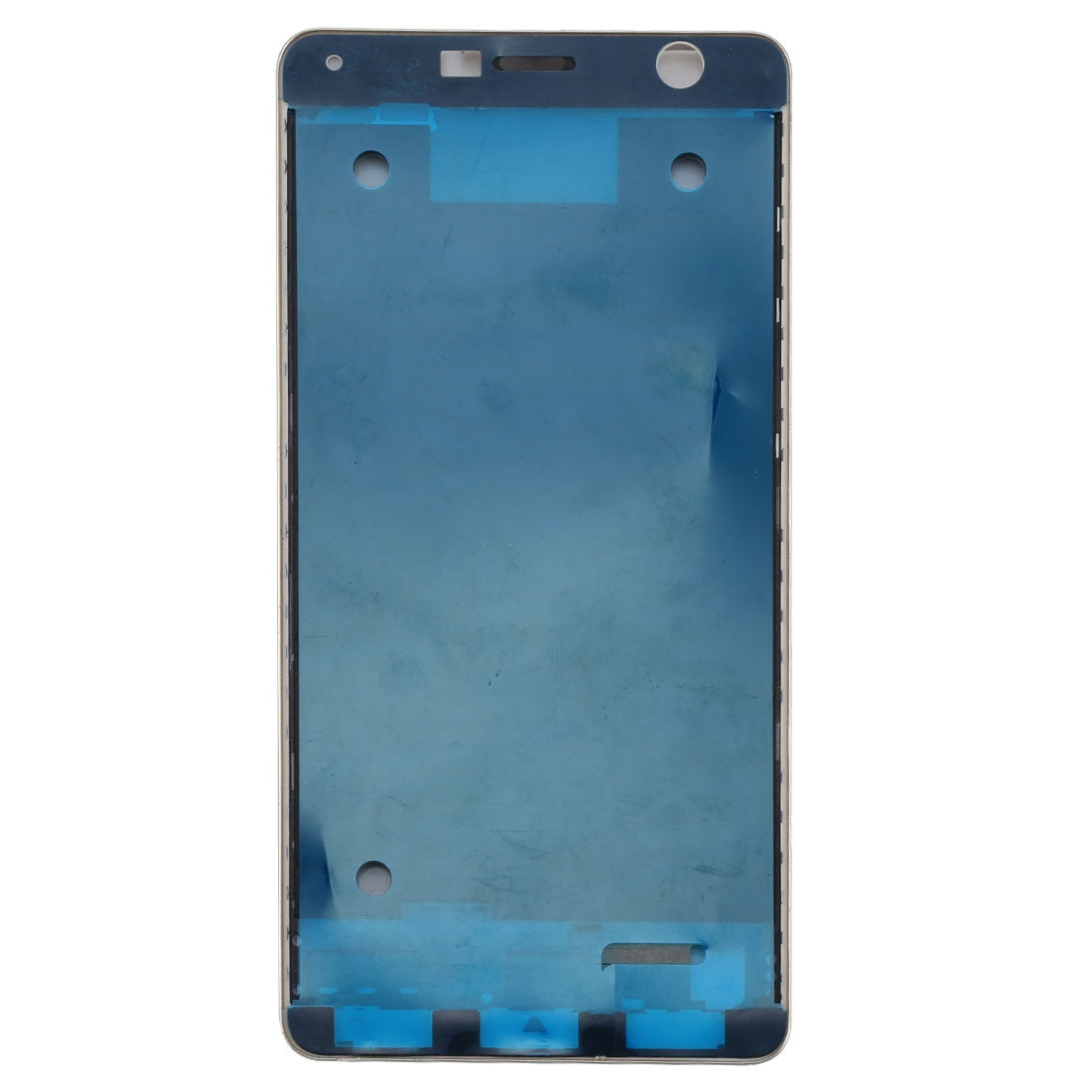 for Asus ZenFone 3 Deluxe ZS550KL Front Housing LCD Frame Bezel Plate with Adhesive(White)