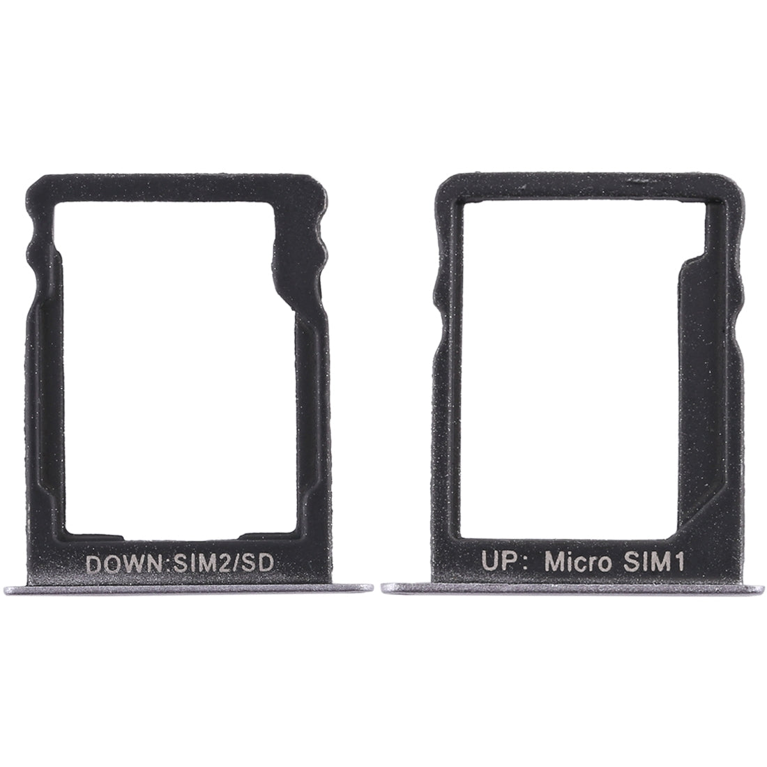 SIM Card Tray + SIM Card Tray / Micro SD Card for Huawei Enjoy 5s (Grey)