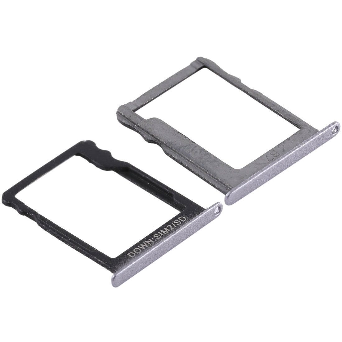 SIM Card Tray + SIM Card Tray / Micro SD Card for Huawei Enjoy 5s (Grey)