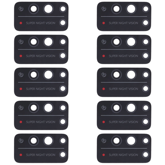 For Huawei Honor X10 5G 10pcs Back Camera Lens 