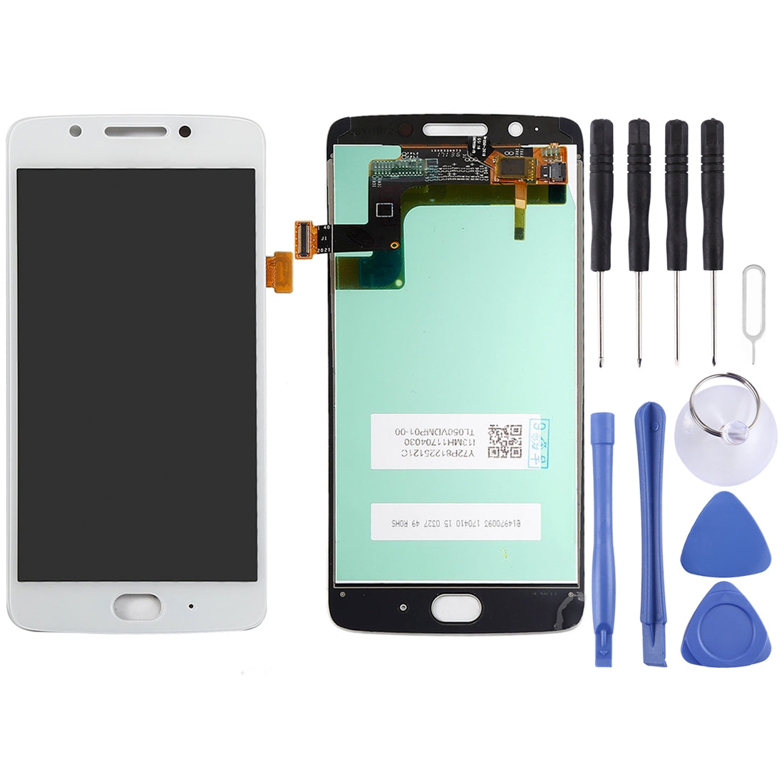 TFT LCD Screen for Motorola Moto G5 with Digitizer Full Assembly (White)