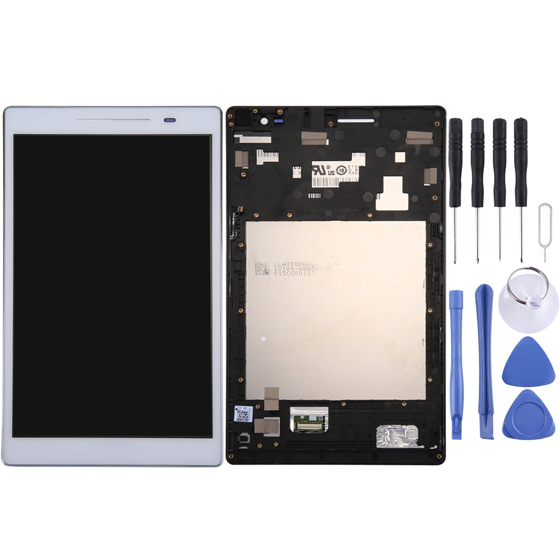 OEM LCD Screen for ASUS ZenPad 8.0 / Z380C / Z380CX / P022  Digitizer Full Assembly with Frame?White)