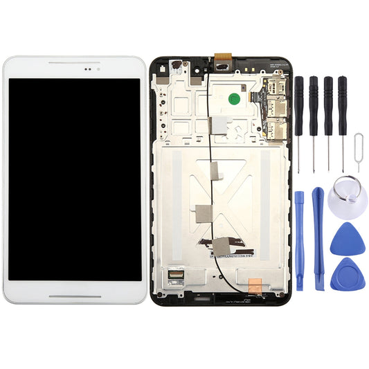 OEM LCD Screen for ASUS Fonepad 8 / FE380 / K016  Digitizer Full Assembly with Frame?White)