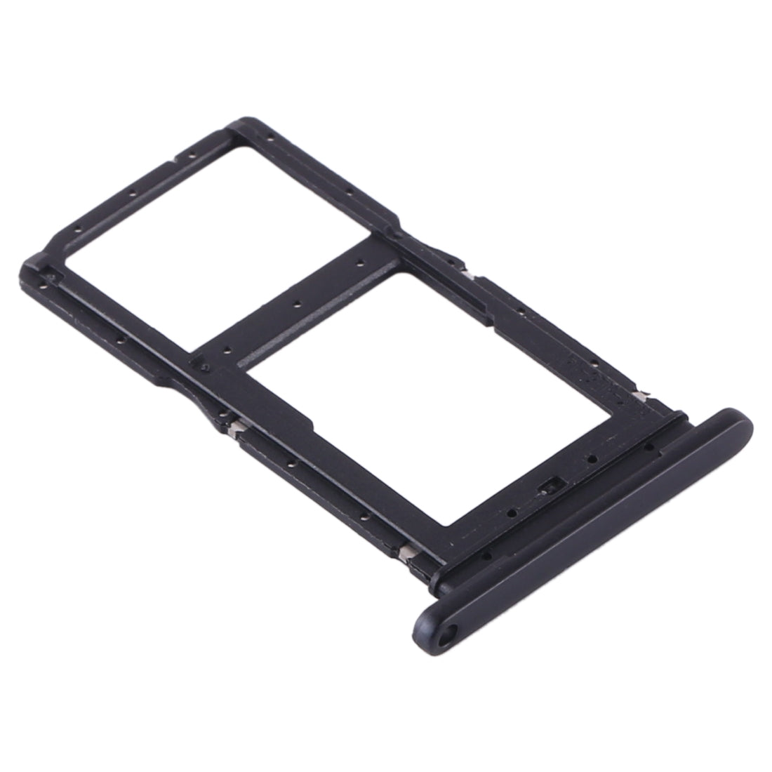 SIM Card Tray + SIM Card Tray / Micro SD Card Tray for Huawei P smart Pro 2019 (Black)