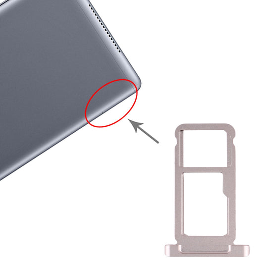 SIM Card Tray + Micro SD Card Tray for Huawei MediaPad M5 10 (4G Version)(Gold)